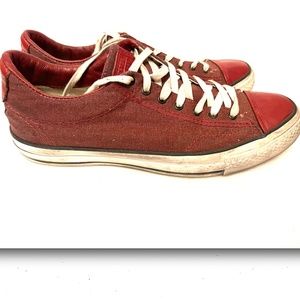CONVERSE X JOHN VARVATOS Men's Shoes in RED Sneakers USED